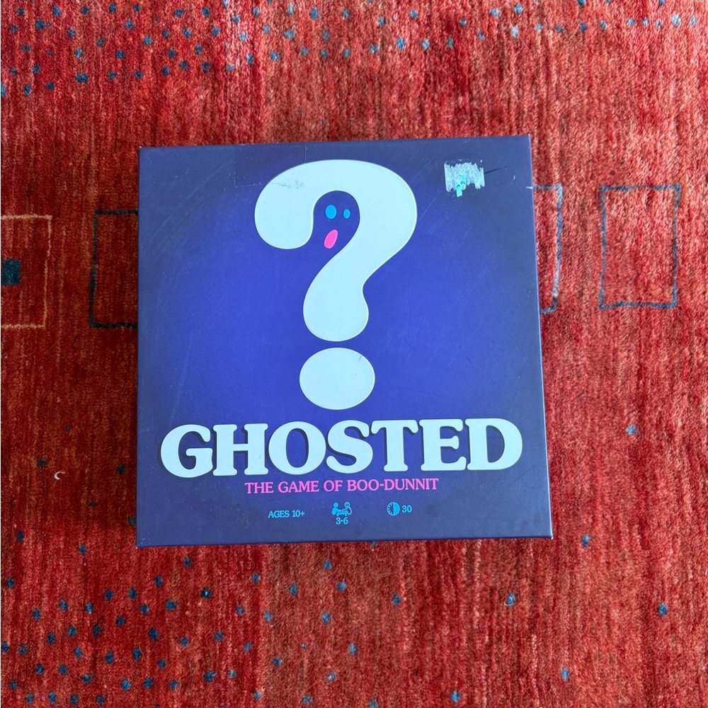 Hasbro Ghosted Board Game - Purple and White